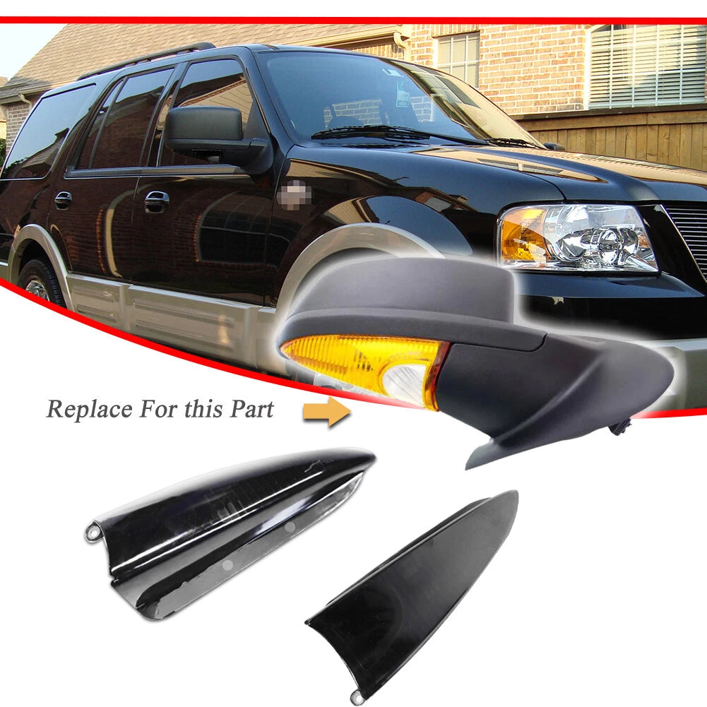 2X Smoke Side View Mirror Turn Signal Lights for Ford Expedition Navigator (2003–2006)