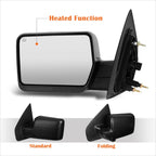 Powered Heated Manual Folding Right Side View Mirror for Ford F150 (2004–2014)