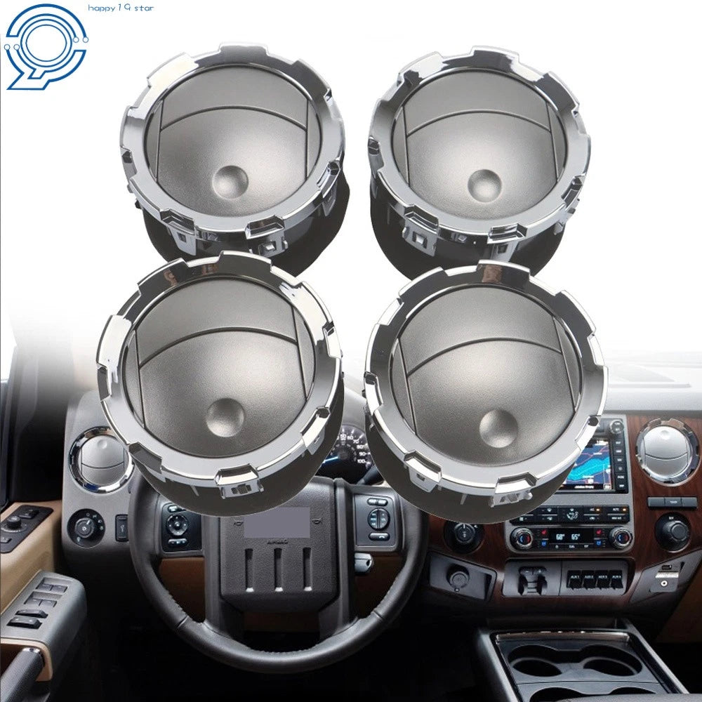 Set of 4 AC Heater Air Duct Vents for Ford F250 F350 F450 F550 (2011–2016)