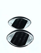 2X Grill Vertical Style Steel for Marinco 11080SC-SS