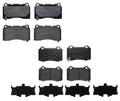 Set of 4 Brembo Low-Metallic Brake Pads for Tesla Model S (2012–2018)