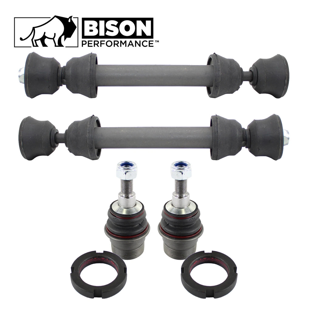 4pc Rear Stabilizer Bar Link & Lower Ball Joint Kit for Mercedes W163