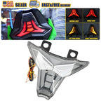 Integrated LED Tail Light Turn Signal for Kawasaki Ninja ZX-10R ZX-6R (2019–2023)