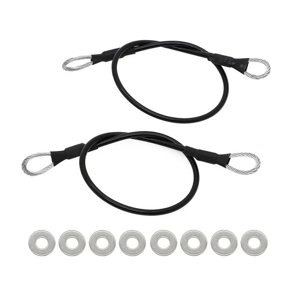 Set of 2 Tailgate Cables for Honda Pioneer 700 & 1000 (2016–2023)