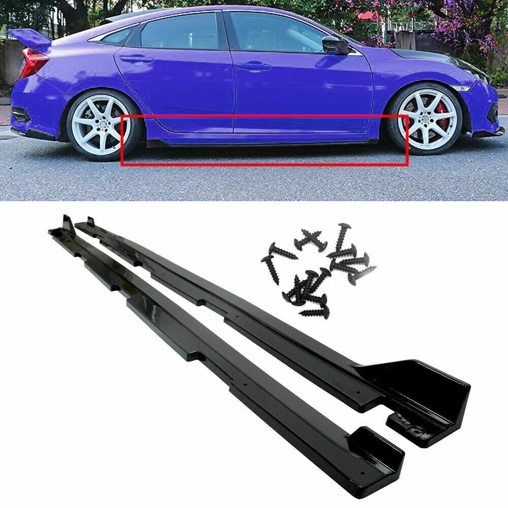 Side Skirt Extension for Honda Civic 4DR Sedan (2016–2019) Type-R Style