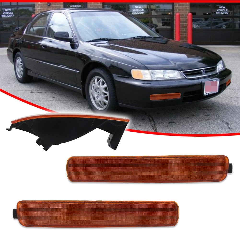 Front Bumper Signal Lights for Honda Accord 1996–1997 Amber