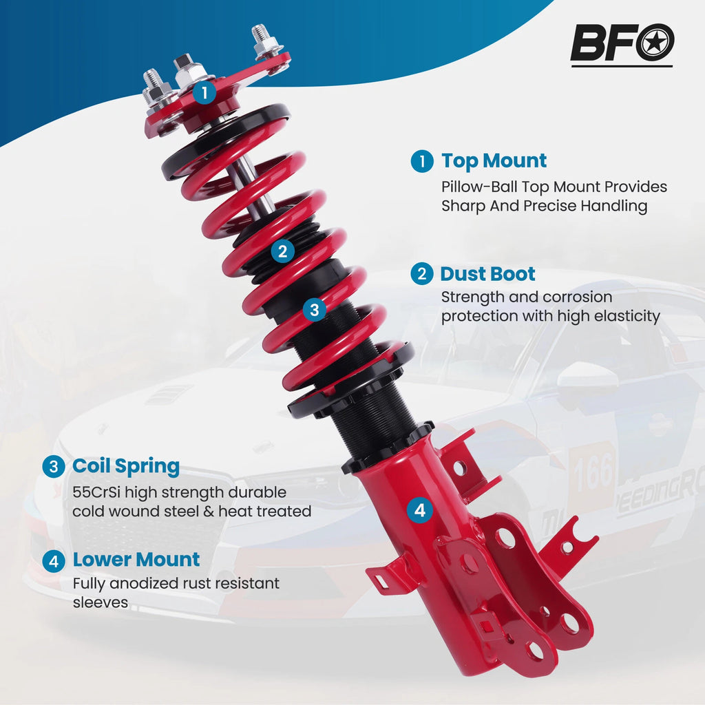 Adjustable Coilovers for Honda Civic (2012-2015)