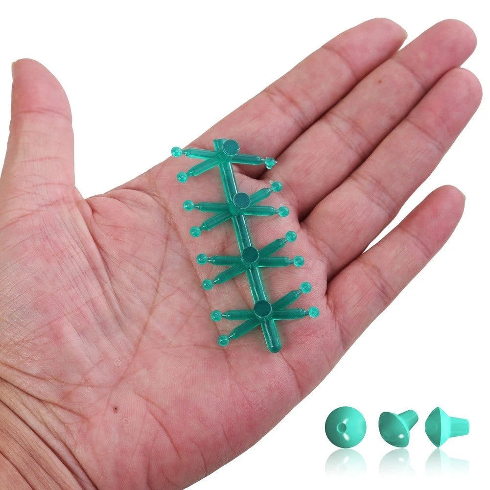 20 PCS PVC Plastic Fishing Hook Beads Stopper for Carp Tackle