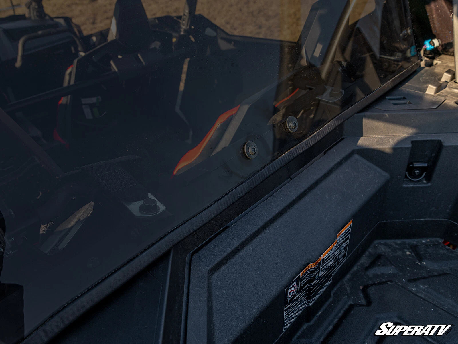 Dark Tint Polycarbonate Rear Windshield for Polaris RZR PRO R 4 (2020–2023)