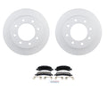Bosch Rear Vented Disc Brake Rotors & Ceramic Brake Pads Kit for GMC Savana 2500 (2003–2023)