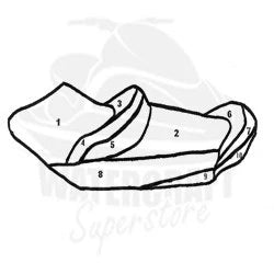 Blacktip Seat Cover for Yamaha VX Cruiser PWC (2006–2009)