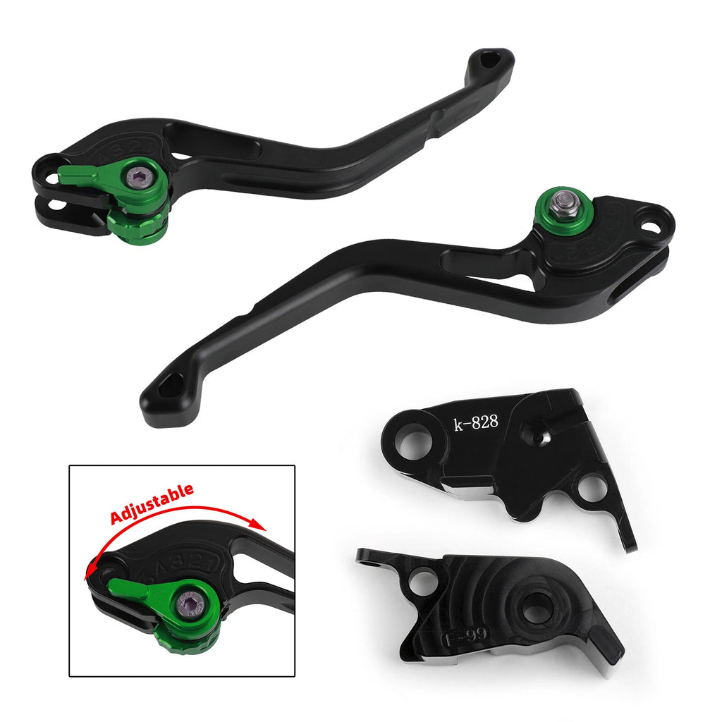 Short Clutch Brake Lever for Kawasaki ZX10R/RR/KRT (2016–2017) T9