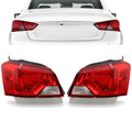 Halogen Tail Light Set for Chevy Impala (2014–2020) w/ Bulb Left+Right Pair