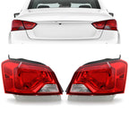 Halogen Tail Light Set for Chevy Impala (2014–2020) w/ Bulb Left+Right Pair