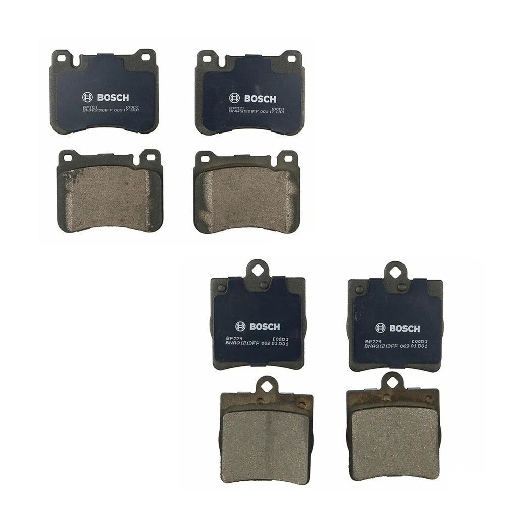 Bosch QuietCast Disc Brake Pads Kit for Mercedes-Benz W203 (2000–2006)