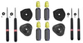 Set of 4 KYB Strut Cartridges with Bellows for Lexus ES250 (1990–1991)