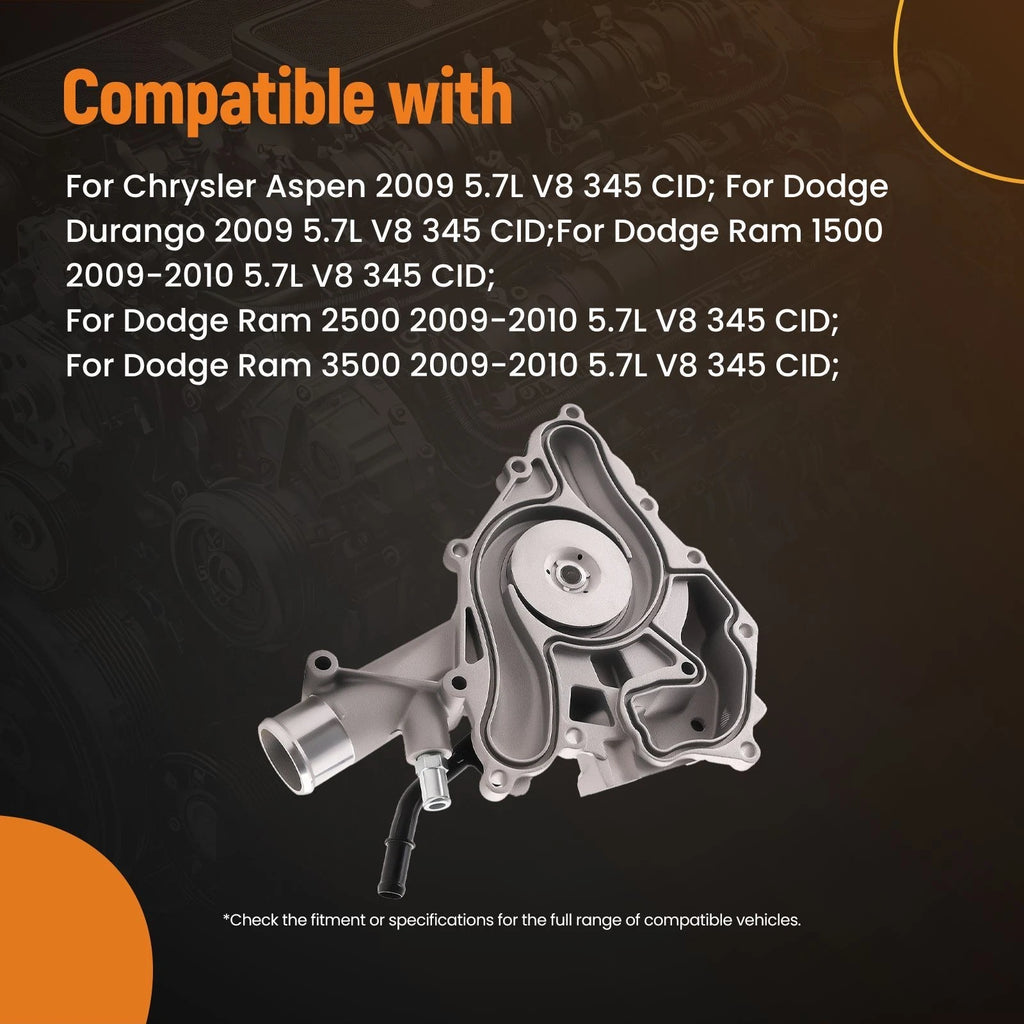 Water Pump for Chrysler Aspen (2007-2009)