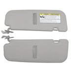 Set of 2 Sun Visors for Hyundai Veloster (2012–2015) Gray