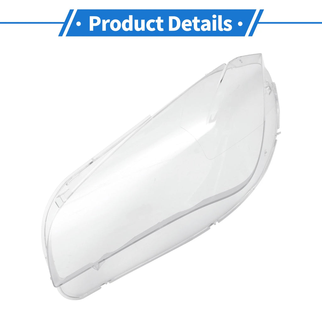 1 Pc Headlight Lens Cover for BMW X1 E84 (2010–2015) PC Clear