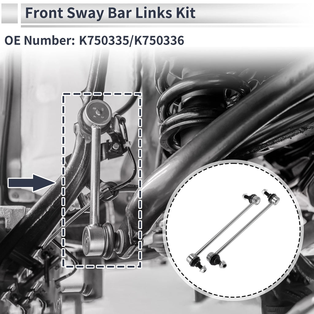 Front Stabilizer Bar Links for Mercedes-Benz C230 (No.K750335/No.K750336)
