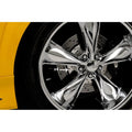 4pc Polished Stainless Steel Drilled Wheel Rotor Trim for 2010-2013 Chevy Camaro