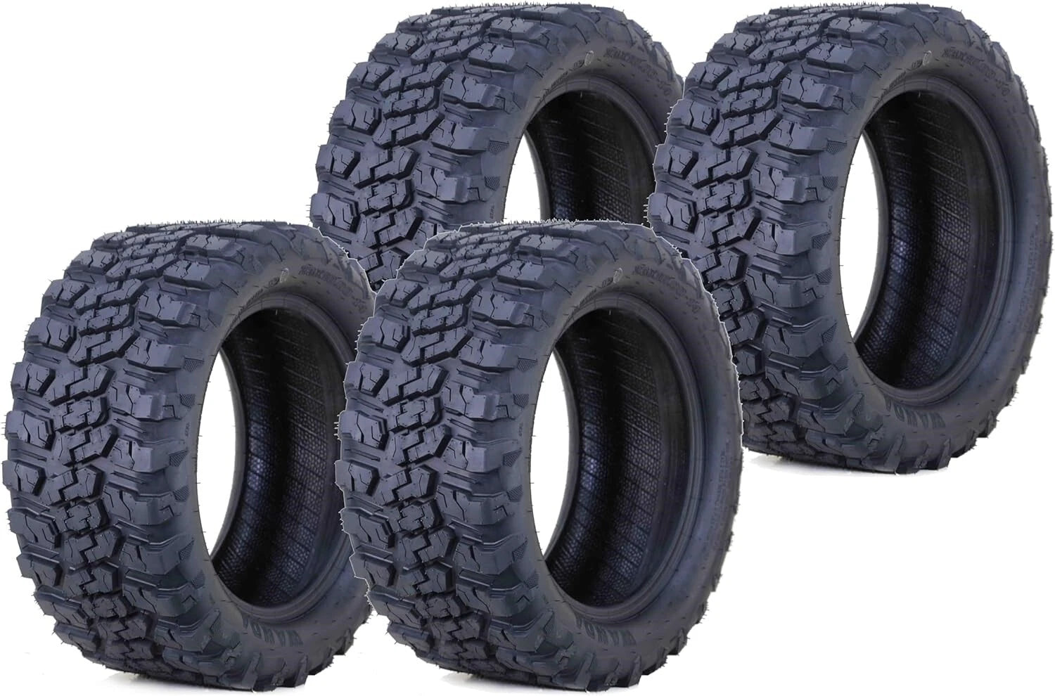Set of 4 All Terrain Golf Cart Tires 23x10-14 4 Ply - 14058