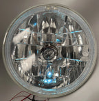 Headlight Bulbs H4 Pair with Blue LED Halo and Blue Turn Signal for Pair (2005–2015)