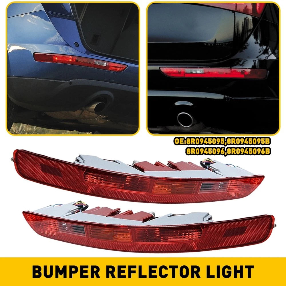 2X Rear Tail Brake Light Reflector Lamp for Audi Q5 (2009–2016)