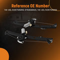 Pair Rear Power Window Regulator w/ Motor for BMW X5 E53 (2000–2006)