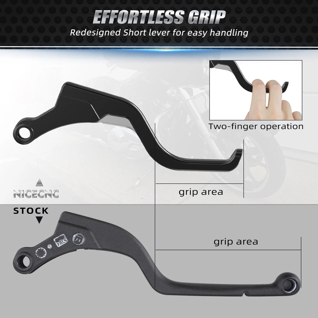 Short Clutch Brake Levers for Harley Pan America 1250 (2021–2024)