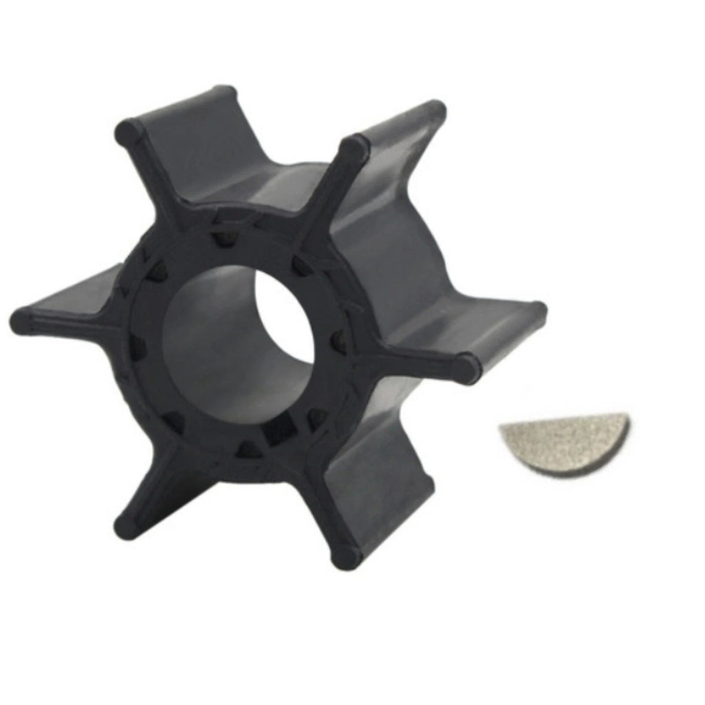 Water Pump Impeller with Key for Mercury Mariner 9.9 15 hp (47-84027M, 47-96619)