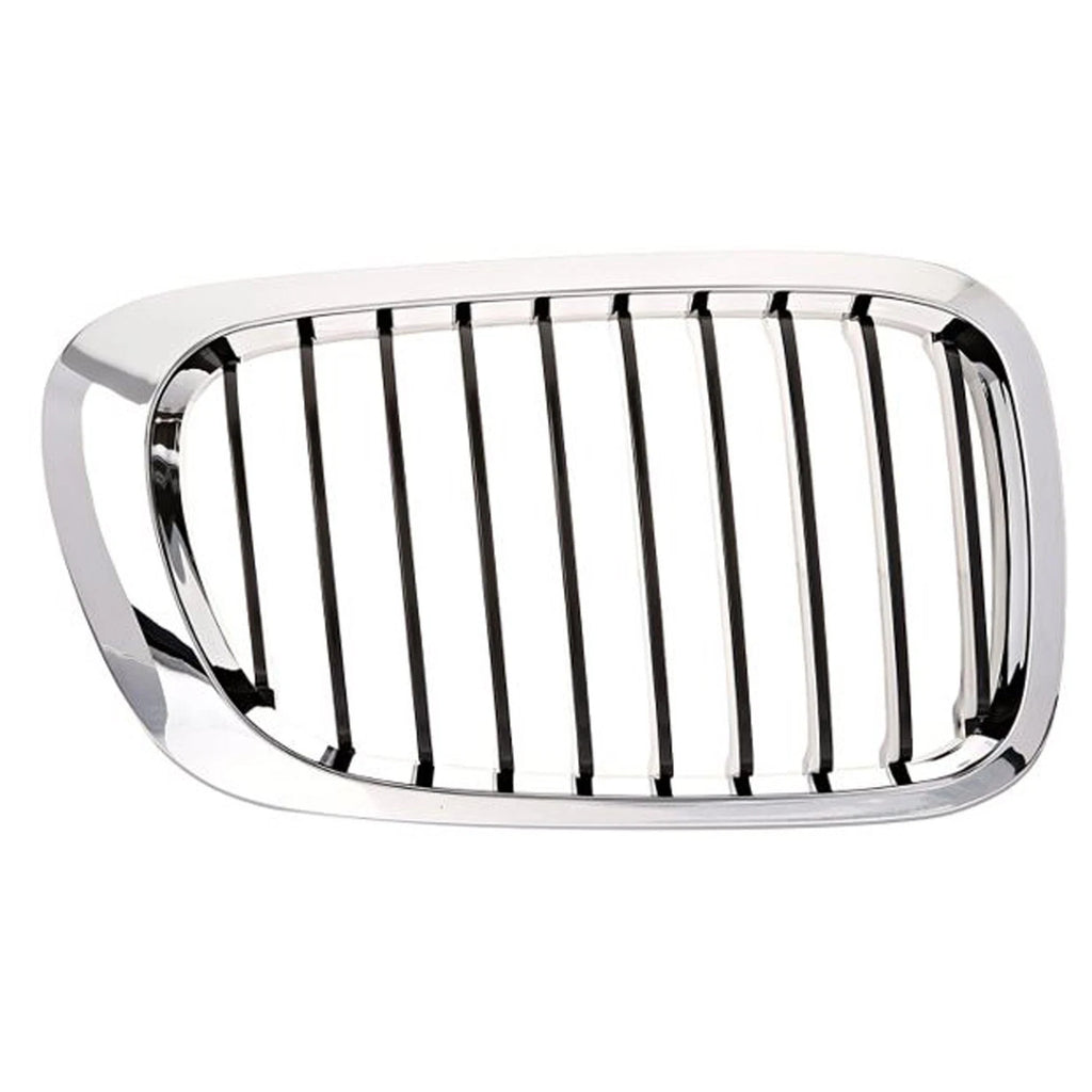 Replacement Black Chrome Plastic Passenger Side Grille (See compatibility Chart)