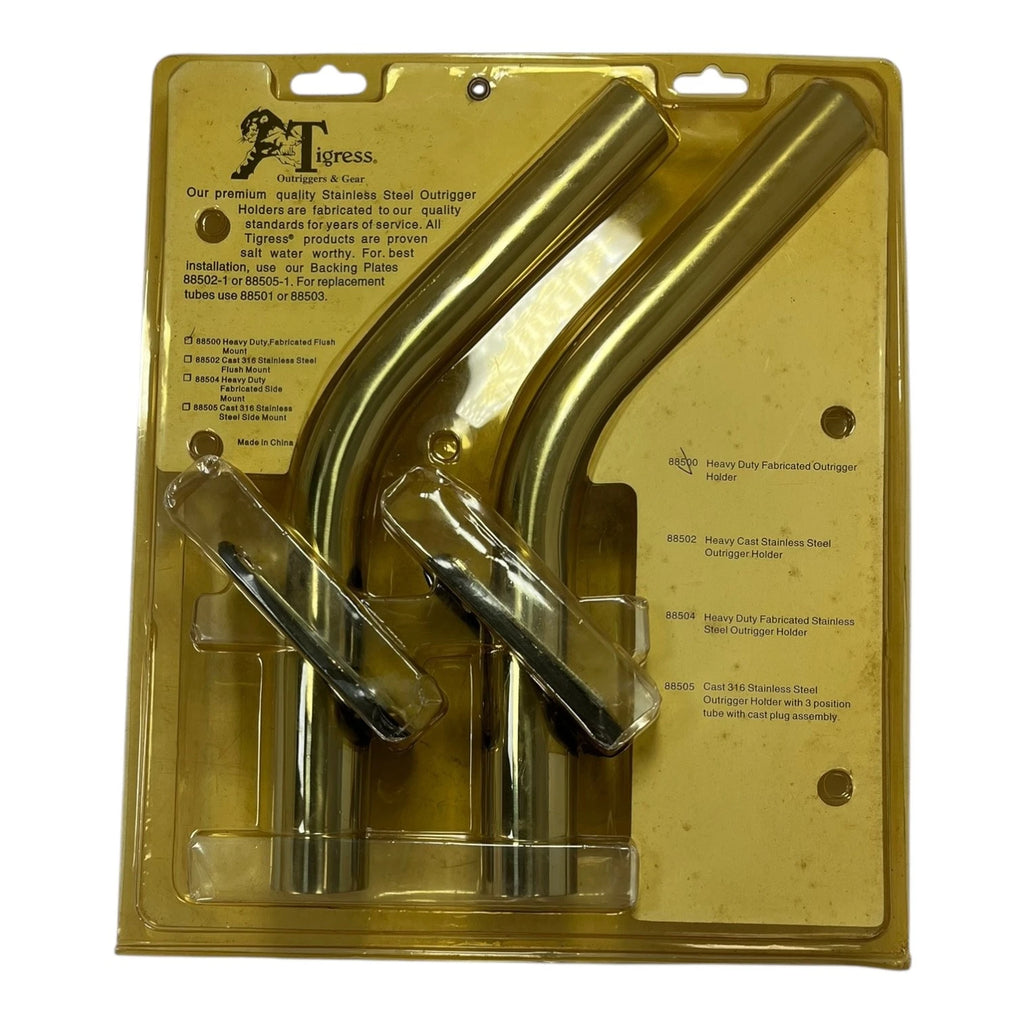 Heavy Duty Fabricated Outrigger Holders for Tigress 88500 (Silver)