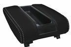 Leather Center Console Lid Armrest Cover for BMW E39 (1997–2003) Gray Stitch