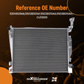 2 Row Radiator for Jeep Grand Cherokee Durango 3.0L 3.6L 5.7L (2011–2021) CU13200