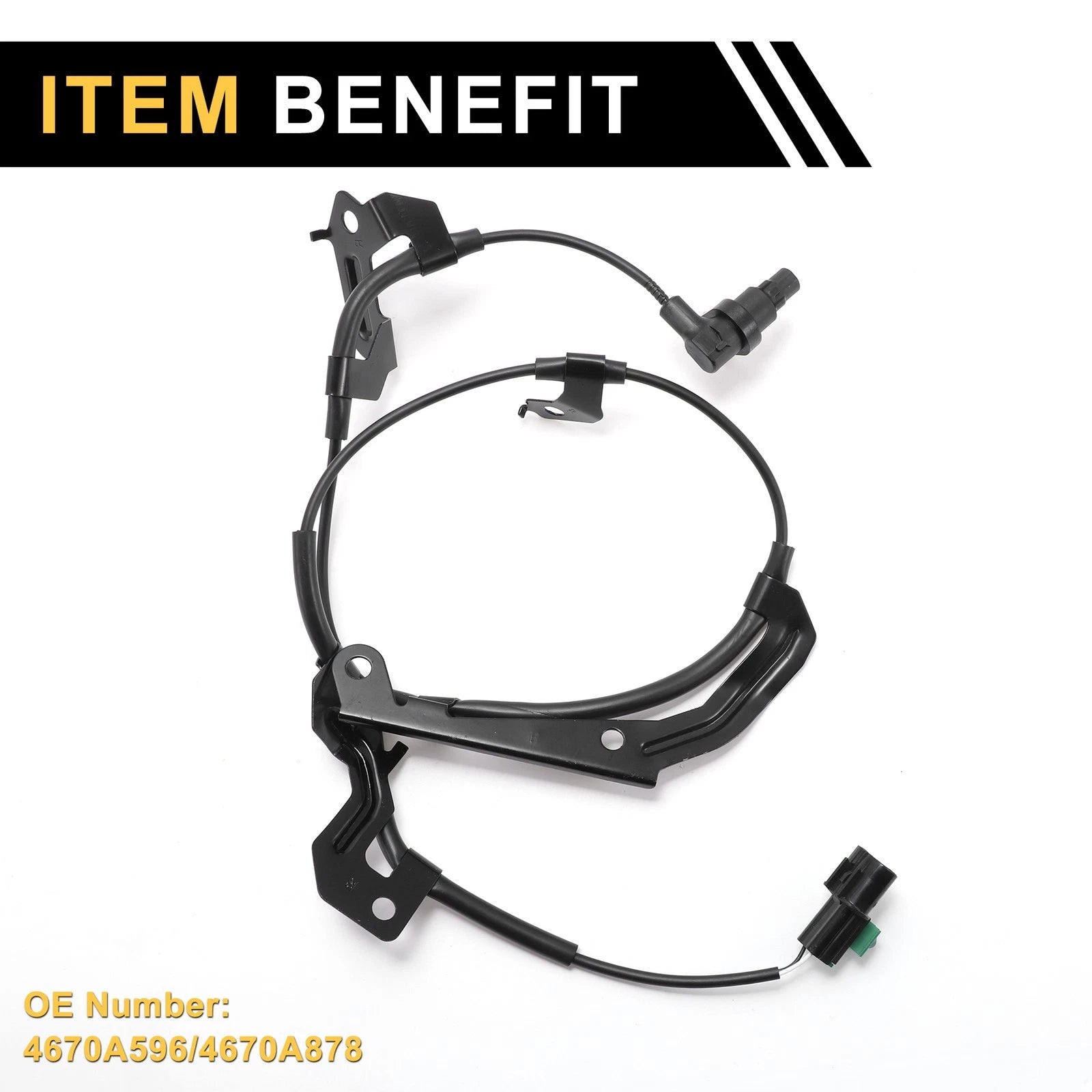 ABS Wheel Speed Sensor No. 4670A596/4670A878 for Mitsubishi L200 (2012–2015)