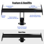 Towing Hitch Receiver Class 3 for Saturn Vue (2008–2010) Chevrolet Captiva Sport