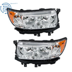 Set of 2 Chrome Headlights for Subaru Forester (2006-2008)