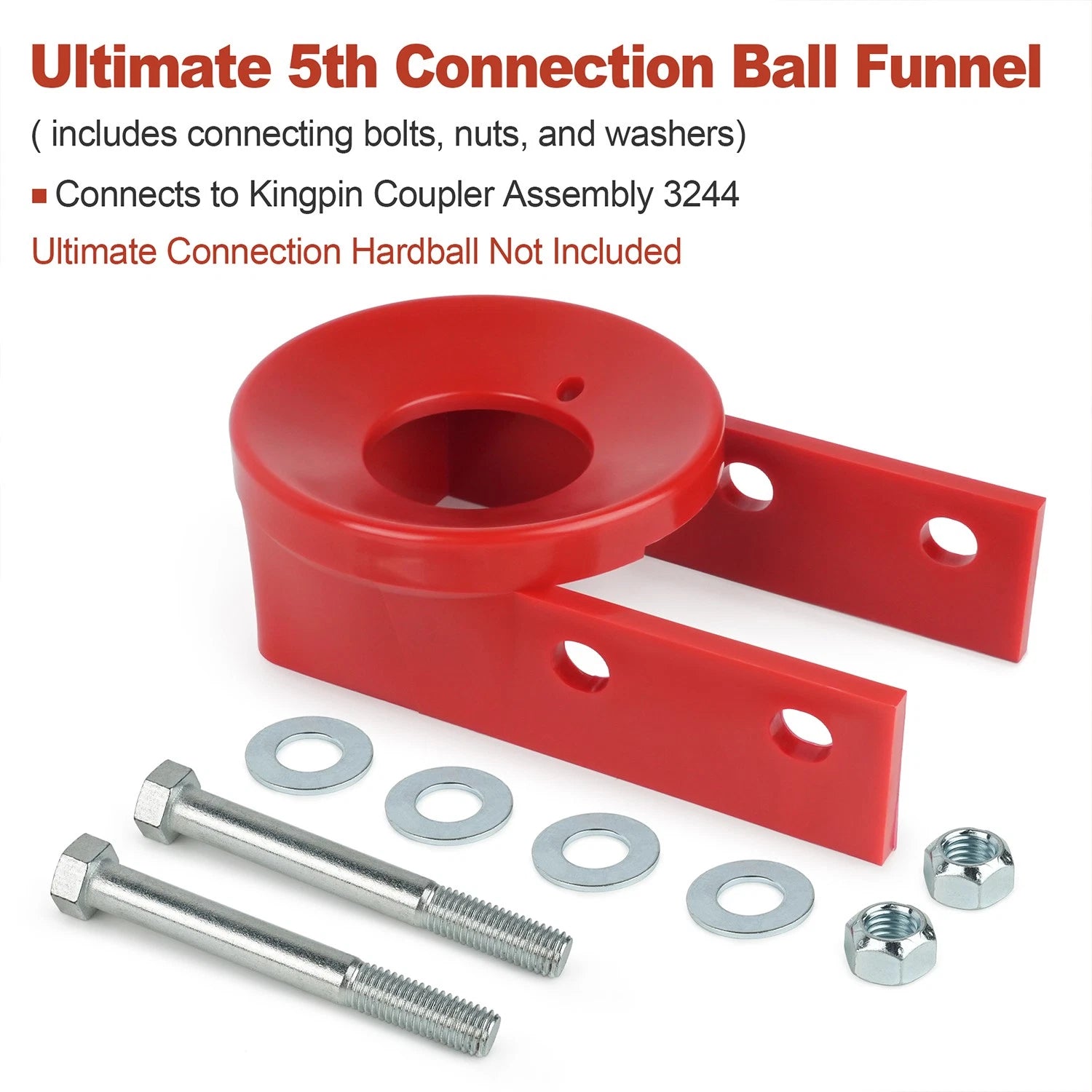 Andersen Hitch Ultimate Connection Ball Funnel for Kingpin Coupler Block 3244