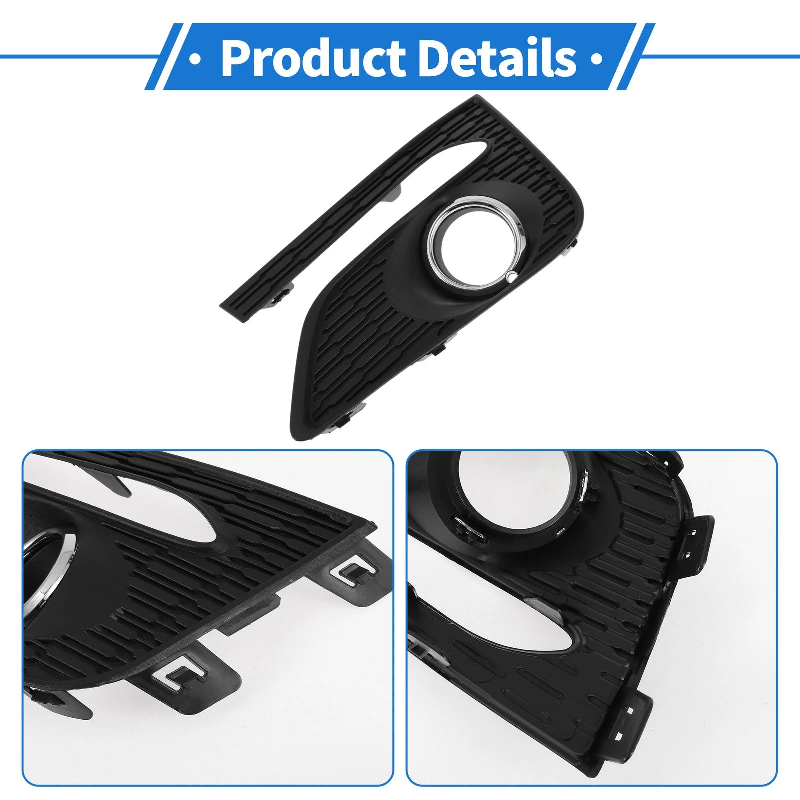 1 Pc Fog Light Grill for Chevrolet Cruze (2017–2018) No. 84095943