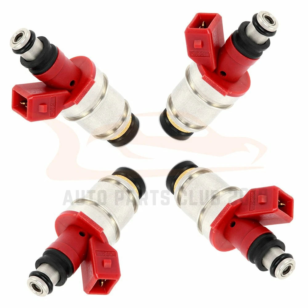 Set of 4 Fuel Injectors for Nissan D21 2.4L (1990–1995)