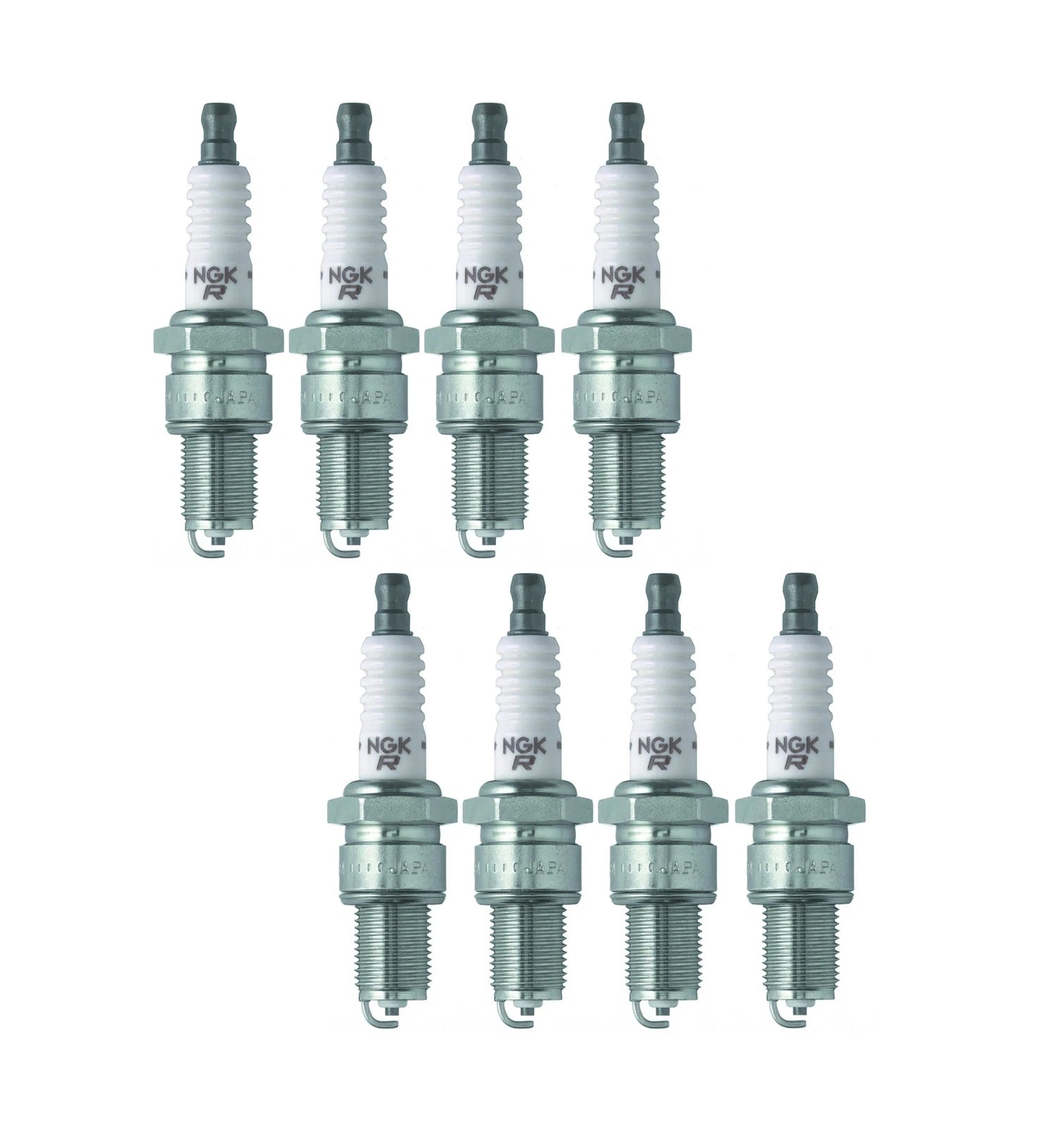Set of 8 NGK V-Power V-Cut Spark Plugs for Chevy Dodge GMC Plymouth V8 (0.035 Gap)