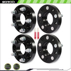 4X 5x4.5 1" Hubcentric Wheel Spacers 14x1.5 for Ford Mustang GT (2017–2020)