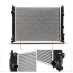 Aluminum Radiator DPI-13583 for Honda Civic 2.0L (2016–2019)