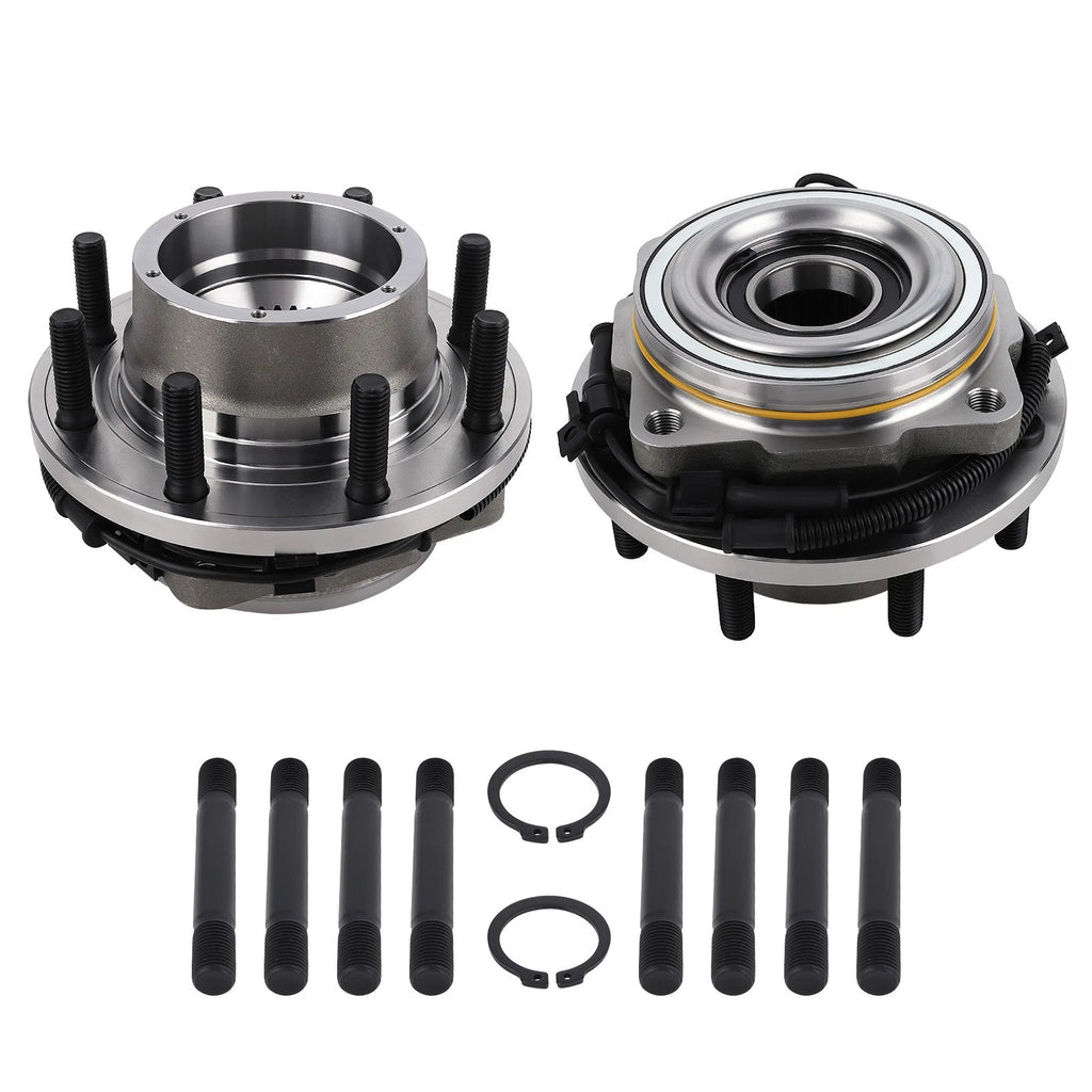 2X Front Wheel Hub and Bearing Assembly for Ford F-250 Super Duty (2011–2016)