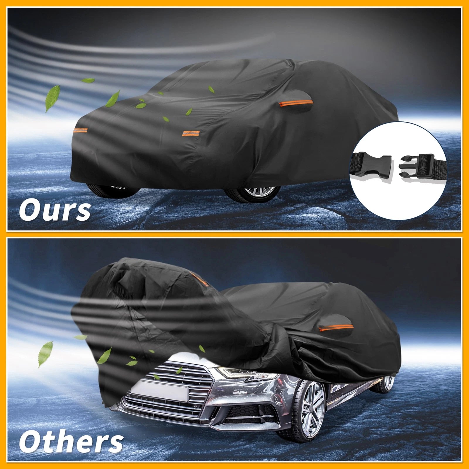 Car Cover Waterproof All Weather for Audi A3 Sedan (2013–2024)