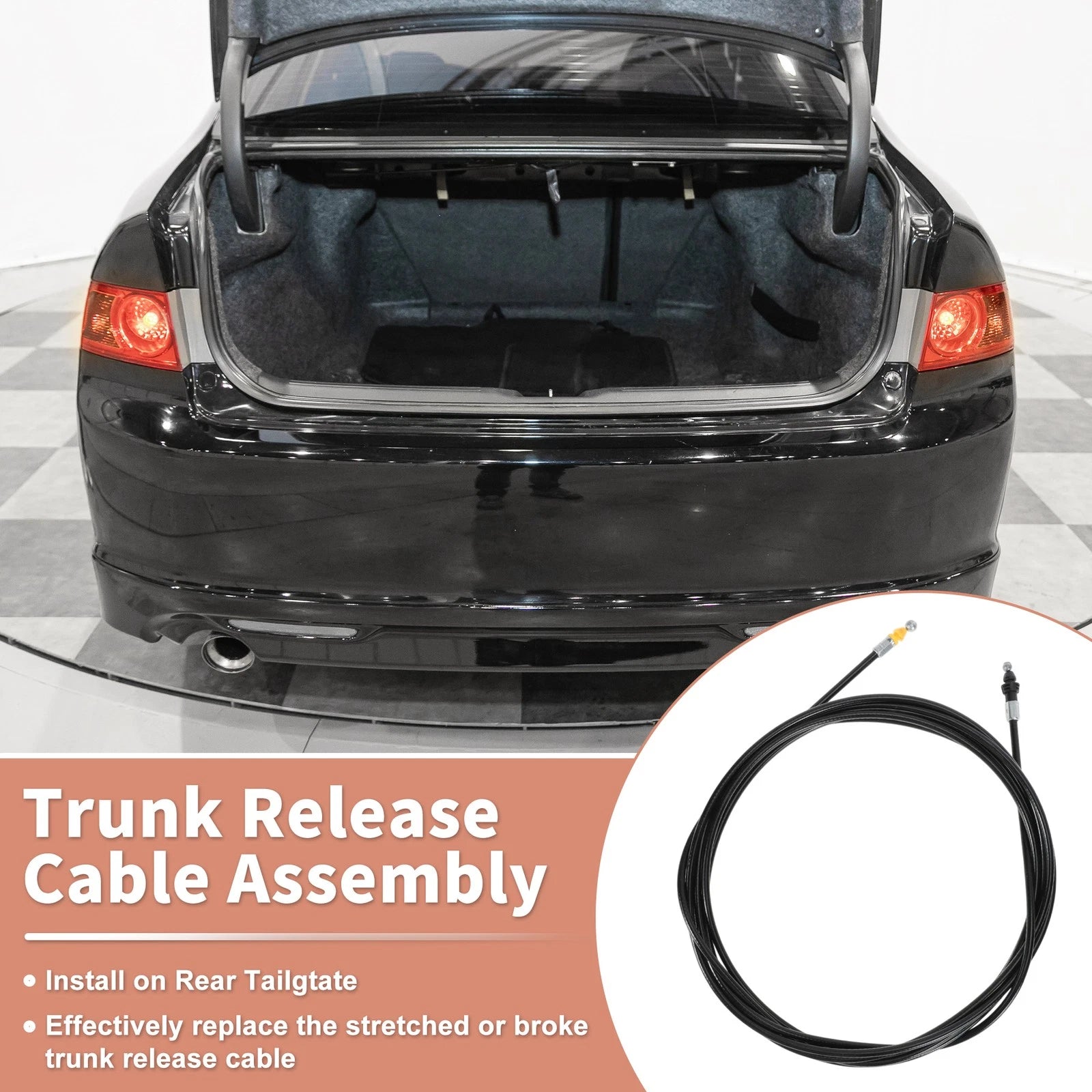 Trunk Release Cable No.6460712860 for Toyota Corolla (2009–2013)