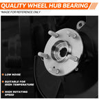 Front Right Loaded Wheel Bearing Hub Knuckle Assembly for Honda Civic (2006–2011)
