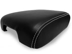 Leather Console Lid Armrest Cover for Infiniti QX60 (2014–2020) White Stitch