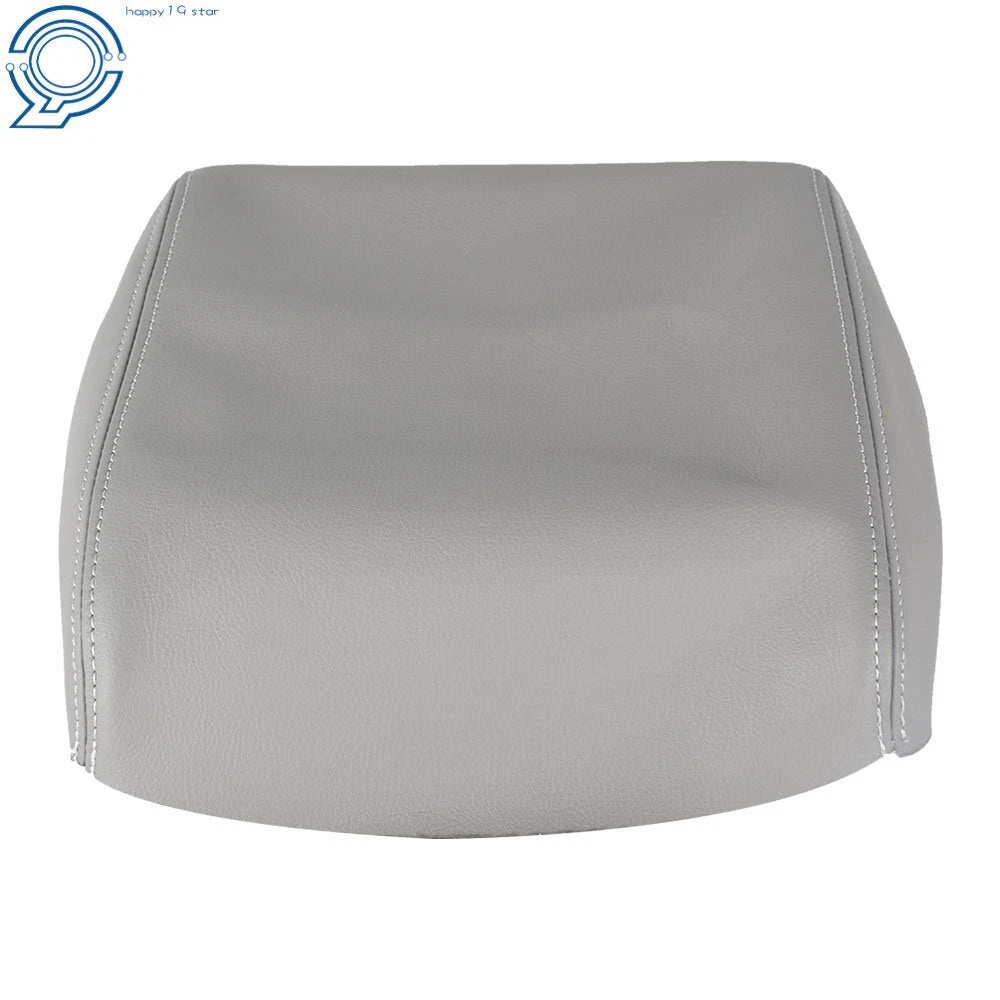 Leather Center Console Lid Door Armrest Cover for Honda Pilot (2009-2015)